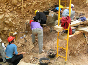 el equipo de arqueólogos de xerflón